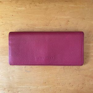 Longchamp Veau Foulonne Leather Continental Wallet